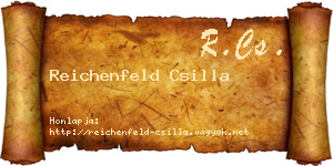 Reichenfeld Csilla névjegykártya